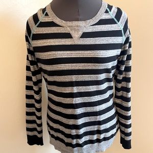 Kersh Sweater with Turquoise Stitching